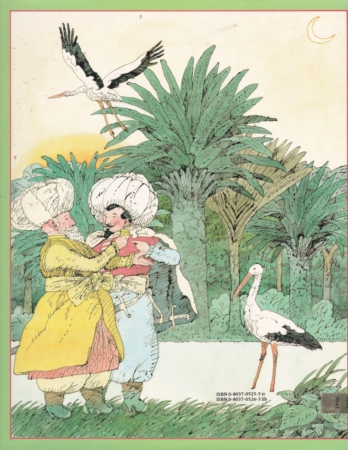 Omslag the tale of caliph stork achterkant